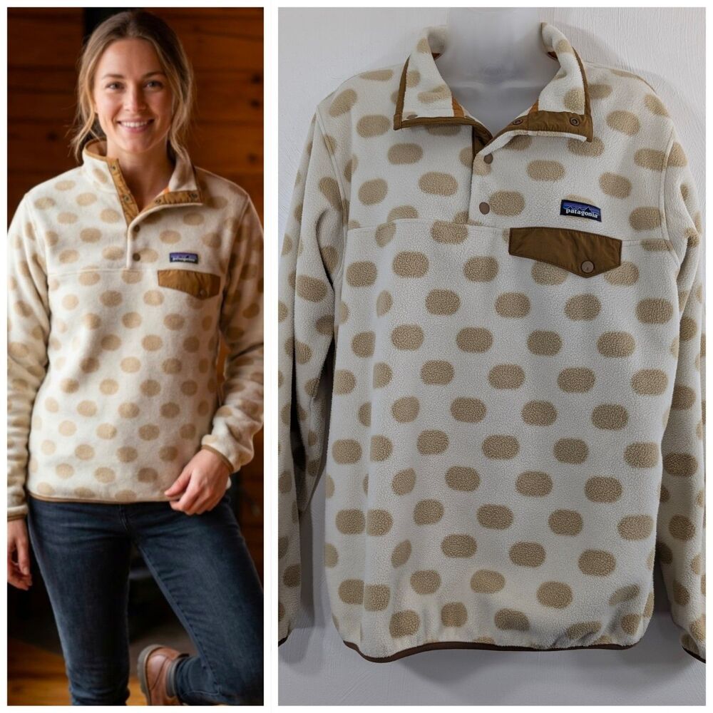 Patagonia Synchilla Large Snap Fleece Pullover Womens Fall Favorite Closet Fave